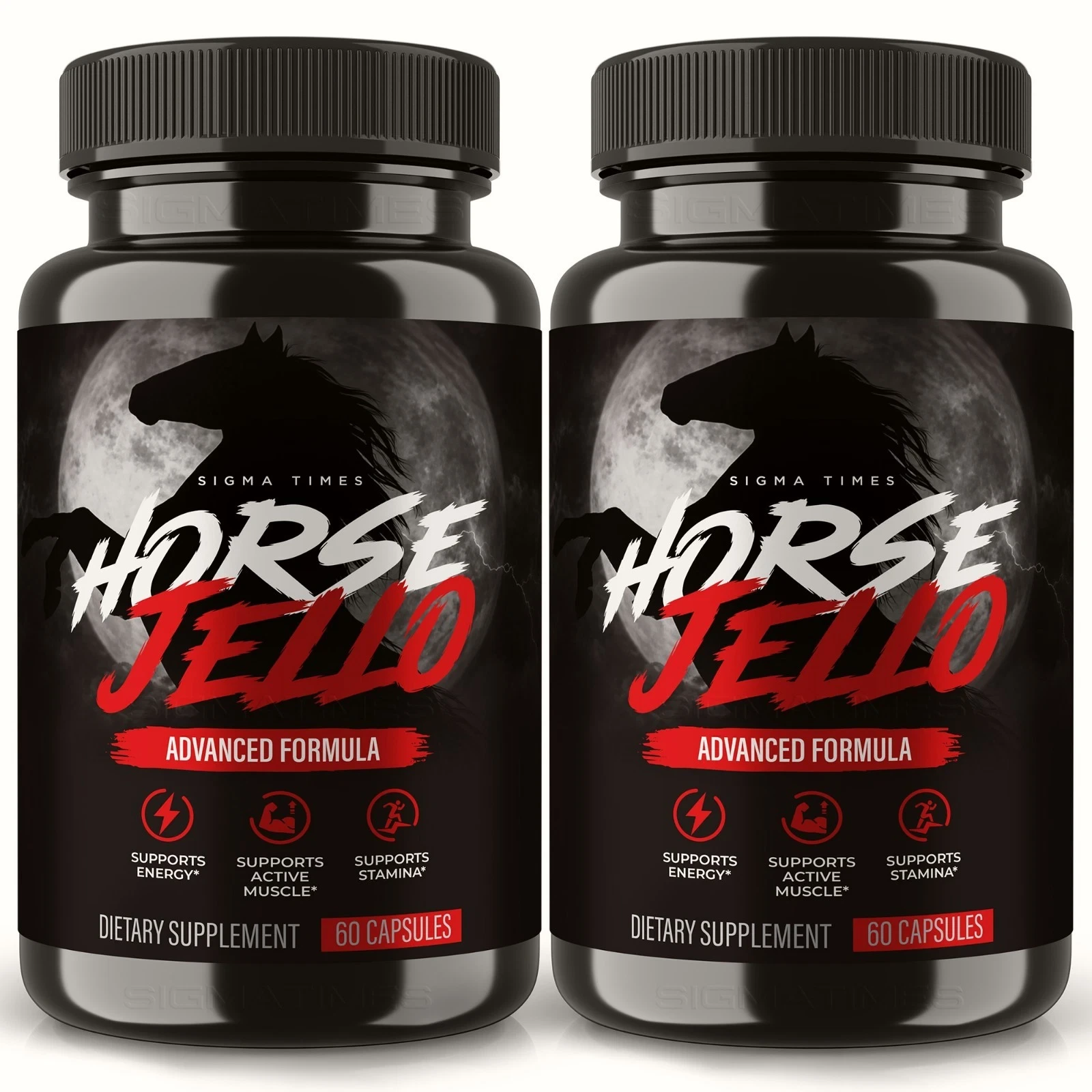Horse Jello 2 Bottles package